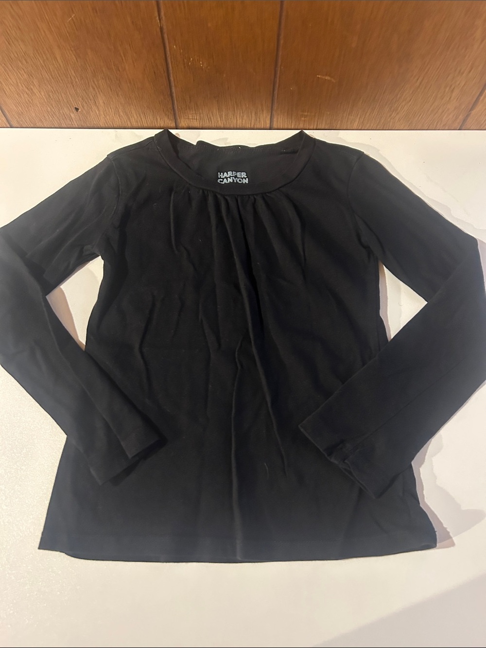 5/$20 Harper Canyon | Black Long-Sleeve Tee
